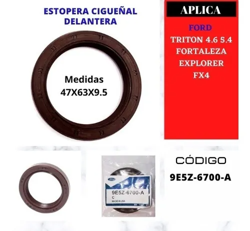 9E5Z-6700-A ESTOPERA CIGUEÑAL DELANTERO FORD 3.5 4.6 5.4