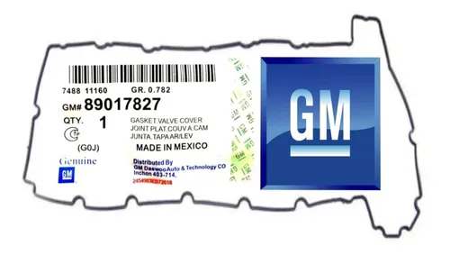 89017827 GM EMPACADURA TAPA VALVULAS TRAILBLAZER 4.2 06/10