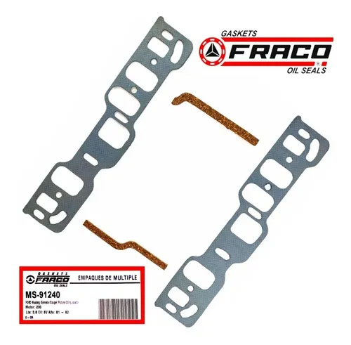 MS-91240 EMPACADURAS ADMISION FORD 6V 230 81/82 MUSTANG LTD GRANADA COUGAR