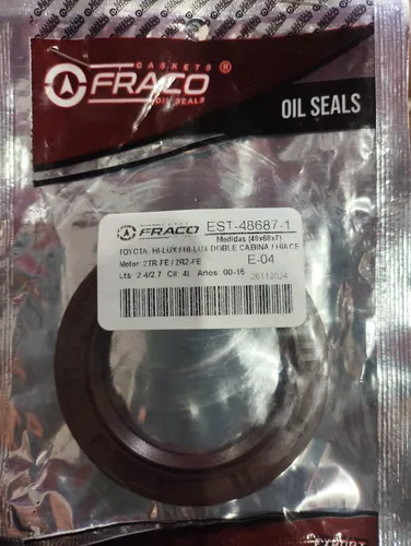 EST-48687-1 ESTOPERA CIGUEÑAL TRASERO TOYOTA HILUX HIACE 2.7 2TR-FE 3RZ-FE