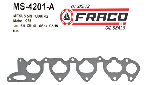 MS-4202-A EMPACADURA ADMSION MITSUBISHI LANCER TOURING CS6 2.0 02/15