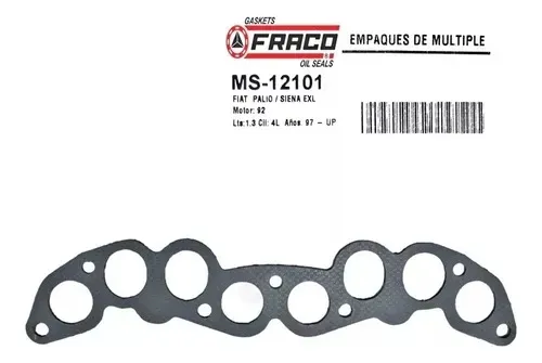 MS-12101 EMPACADURA MULTIPLE FIAT PALIO SIENA 1.3 MPI