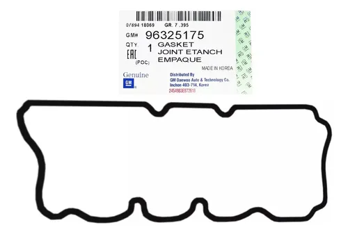 96325175 EMPACADURA TAPA VALVULAS CHEVROLET SPARK