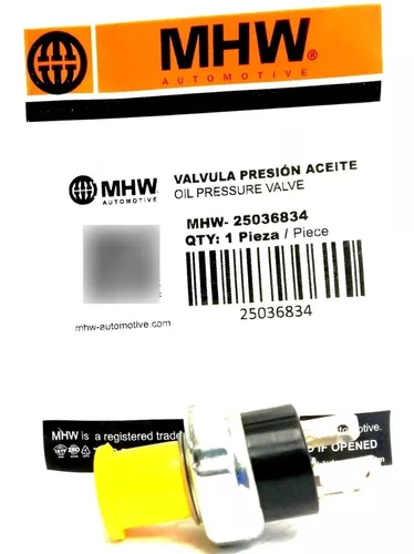25036834 MHW VALVULA PRESION ACEITE MONZA ESPERO CIELO RACER LANOS