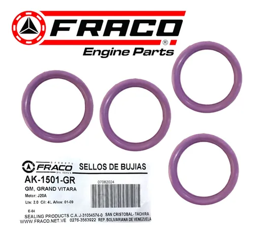 AK-1501-GR SELLOS BUJIAS CJEVROLET GRAND VITARA 2.0