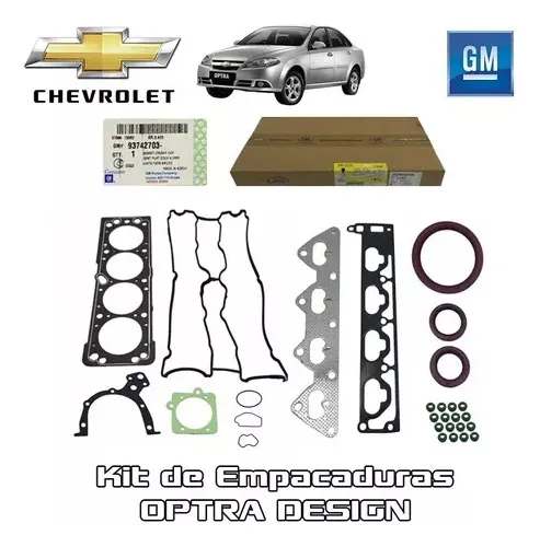 93742703 GM JUEGO EMPACADURAS CHEVROLET OPTRA DESIGN