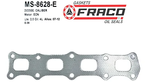 ME-8628-E EMPACADURA ESCAPE DODGE CALIBER JEEP COMPASS 07/12