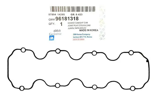 96181318 EMPACADURA TAPA VALVULA CORSA MERIVA MONTANA 99/06