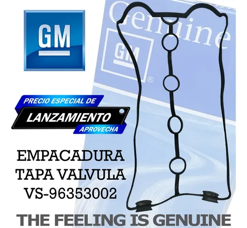 96353002 EMPACADURA TAPA VALVULAS CHEVROLET AVEO 1.6