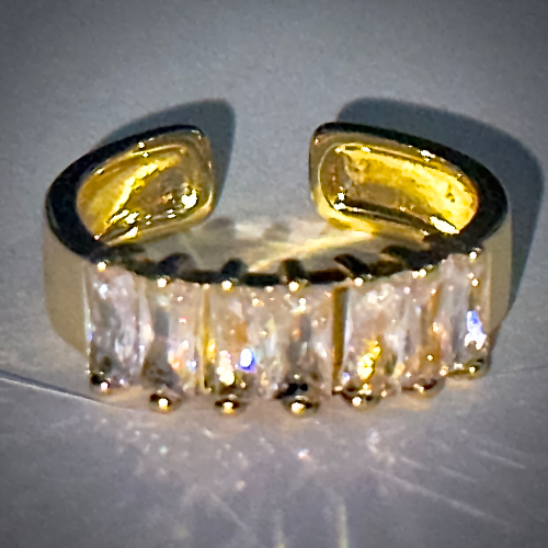 ANILLO EN LAMINADO CON CIRCONES ELEGANTE ANL00051