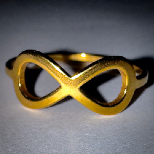 ANILLO EN ACERO CON INFINITO GRANDE ANA00029