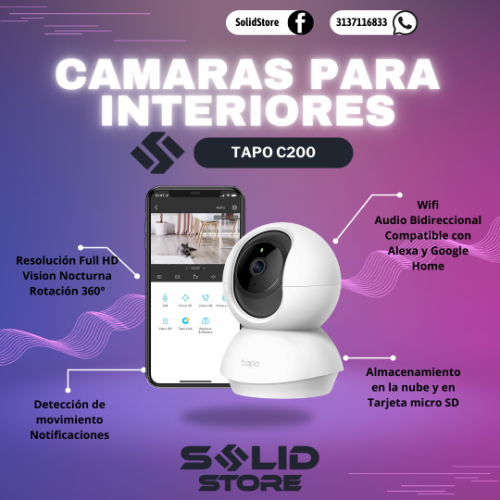Camara TpLink Tapo C200 wifi 1080p
