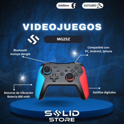 Control MG25Z inalámbrico PC-Android-Switch-Iphone-TvBox