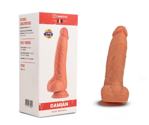 Dildo Realista Damian 21.6cm Camtoyz