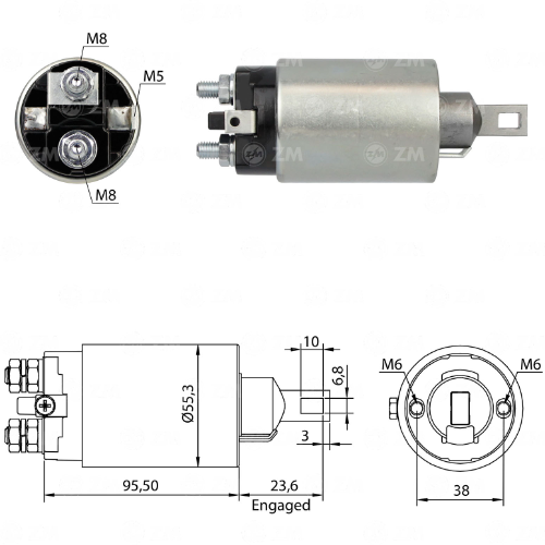 Automático de Arranque 894 12v ZM