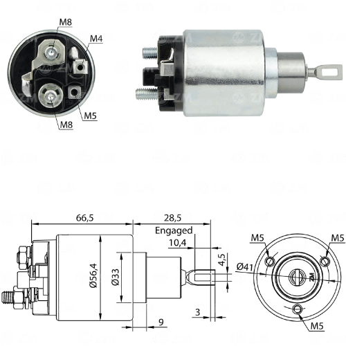 Automático de Arranque 571 12v ZM