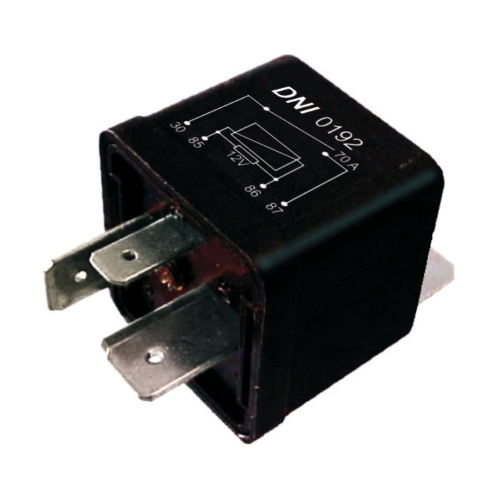 Relay Auxiliar 12v 70A 0192 DNI