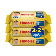 toallas huggies x 3(288 unid.)
