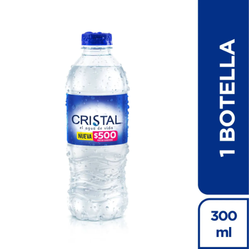 Agua cristal natural 300ml