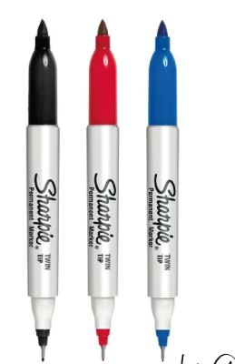 SHARPIE 2BLE PUNTA - AZUL