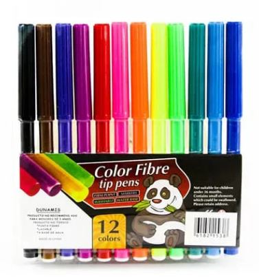 PLUMONES COLOR FIBRE X 12