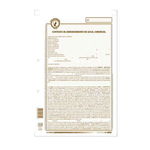 CONTRATO ARRIENDO LOCAL COMERCIAL