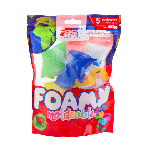 Fomy Moldeable FAST 5 Colores 10Gr