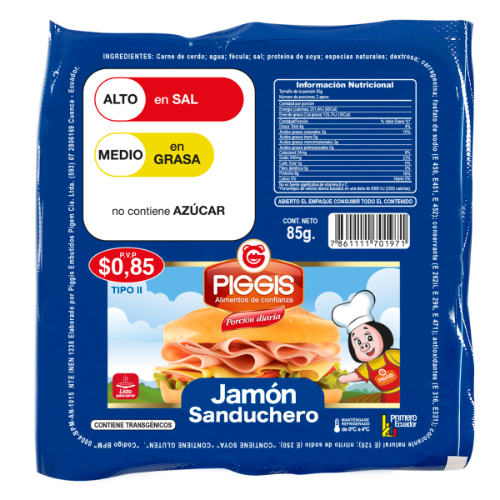 Piggis Jamón san duchero