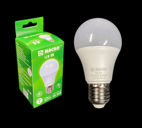 BOMBILLO 9W MACAO LED