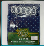 CORTINA DE BAÑO YUMEI TELA 180*180CM SHOER CURTAIN  0524