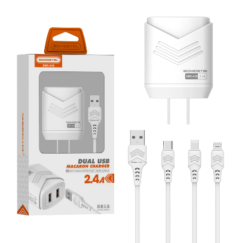 CARGADOR A36 2 USB 2.4