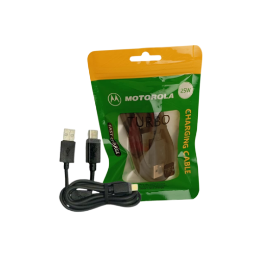 CABLE MOTOROLA TURBO TIPO C EN BOLSA