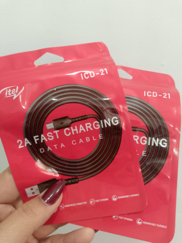 CABLE MICRO ITEL BOLSA ROJA