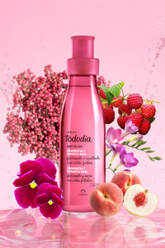 Body Splash Frambuesa y Pimienta Rosa
