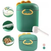 DISPENSADOR DE LECHE DINOSAURIO VERDE