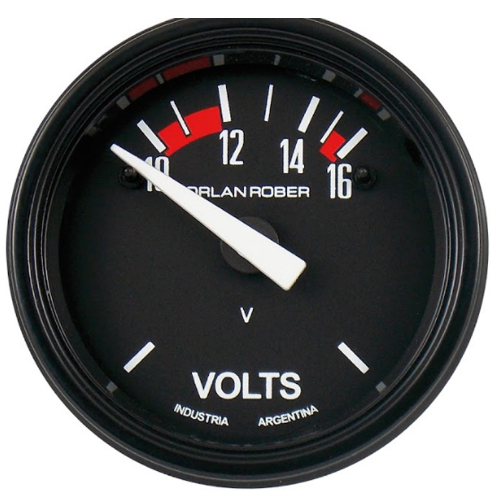 624h12v voltimetro orlan rober 52mm