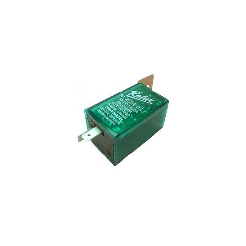 222E RTM72 DESTELLADOR ELECTRONICO UNIVERSAL 12V 2TERMINALES CON SOPORTE