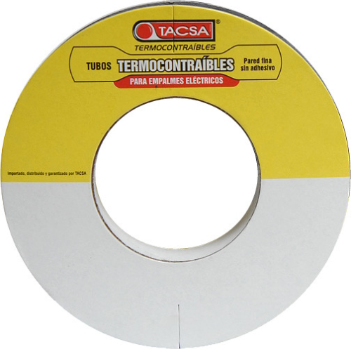"SPAGUETTI TERMOCONTRAÍBLES 8.0 10 MTS / 5/16"" 8.0/4.0"