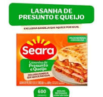 LASANHA PRES. E QUEIJO 600g SEARA