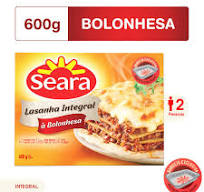 LASANHA BOLONHESA 600g SEARA