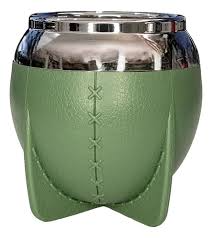 403VO MATE ESTILO TORPEDO CERRDO VERDE OSCURO