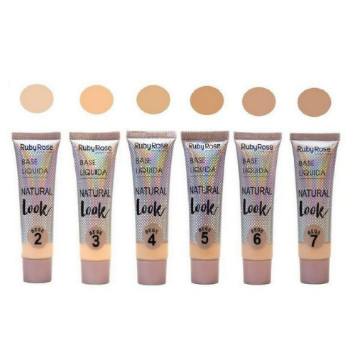 BASE LIQUIDA NATURAL LOOK PIEL MEDIA RUBY ROSER