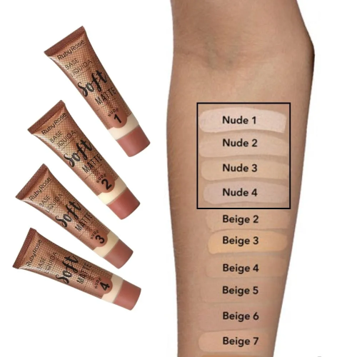 BASE ALTA COBERTURA SOFT MATE PIEL CLARA RUBY ROSE