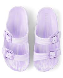 Children's Place - Sandalias - morado y blanco