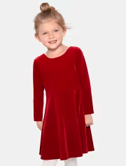 Children's Place - Vestido - velore rojo