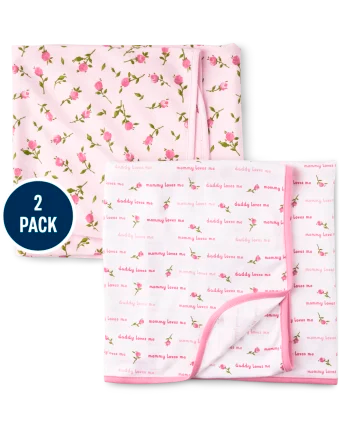 Children's Place - Mantas - Flora - 2-Pack