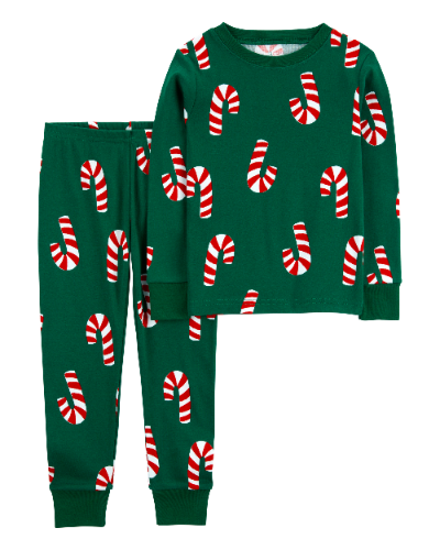 Carters - Navidad - Pijamas - Candy Cane Verde