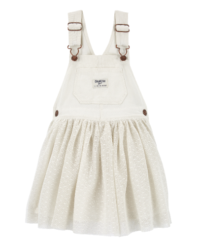 Carters - Vestido - Baby Sparkly Tulle & Denim Jumper 12M