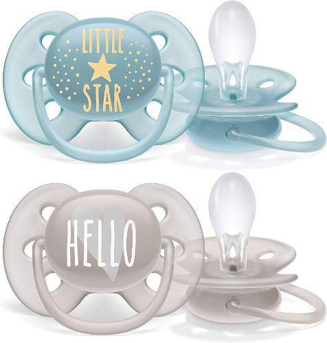 Philips AVENT Ultra Soft Pacifier, 6-18 M
