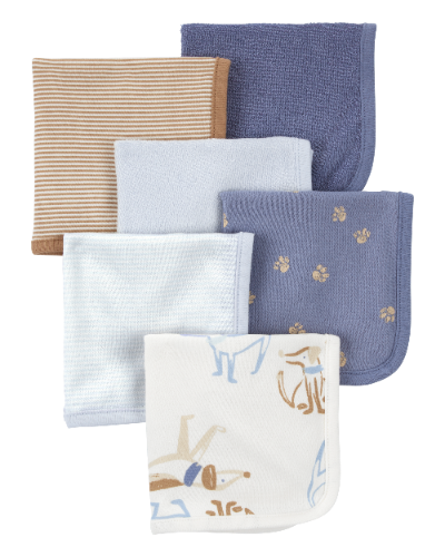 Carters - 6-pack wash clothes nino